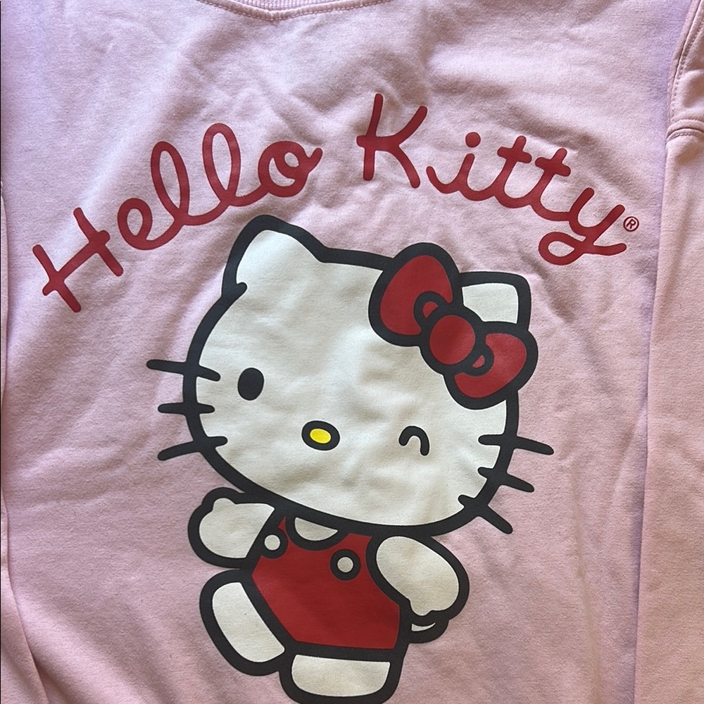 Hello Kitty Pink and Red Graphic Top - Picture 2 of 4
